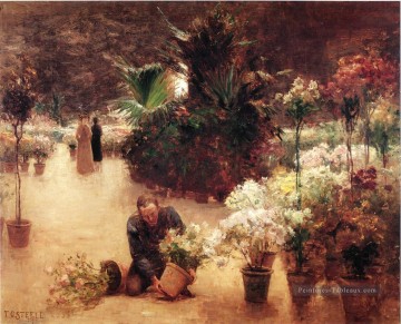 Fleur Mart Théodore Clement Steele Peinture à l'huile